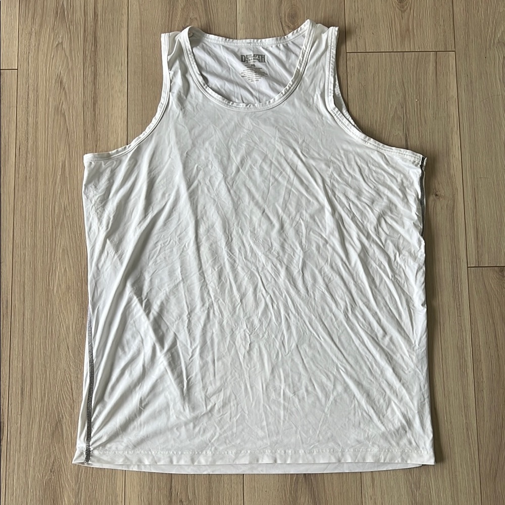 Duluth Trading Co White Tank Top